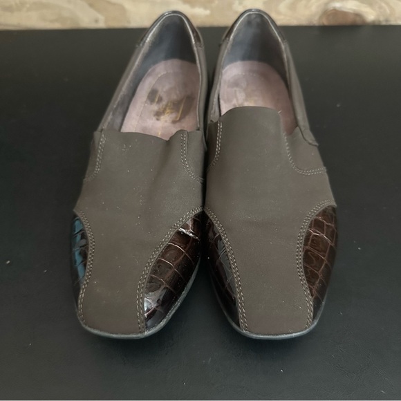 Clarks Womens Slip On Dress Shoes 7.5M Brown Gael Rex Comfort Model Workwear - Picture 5 of 9